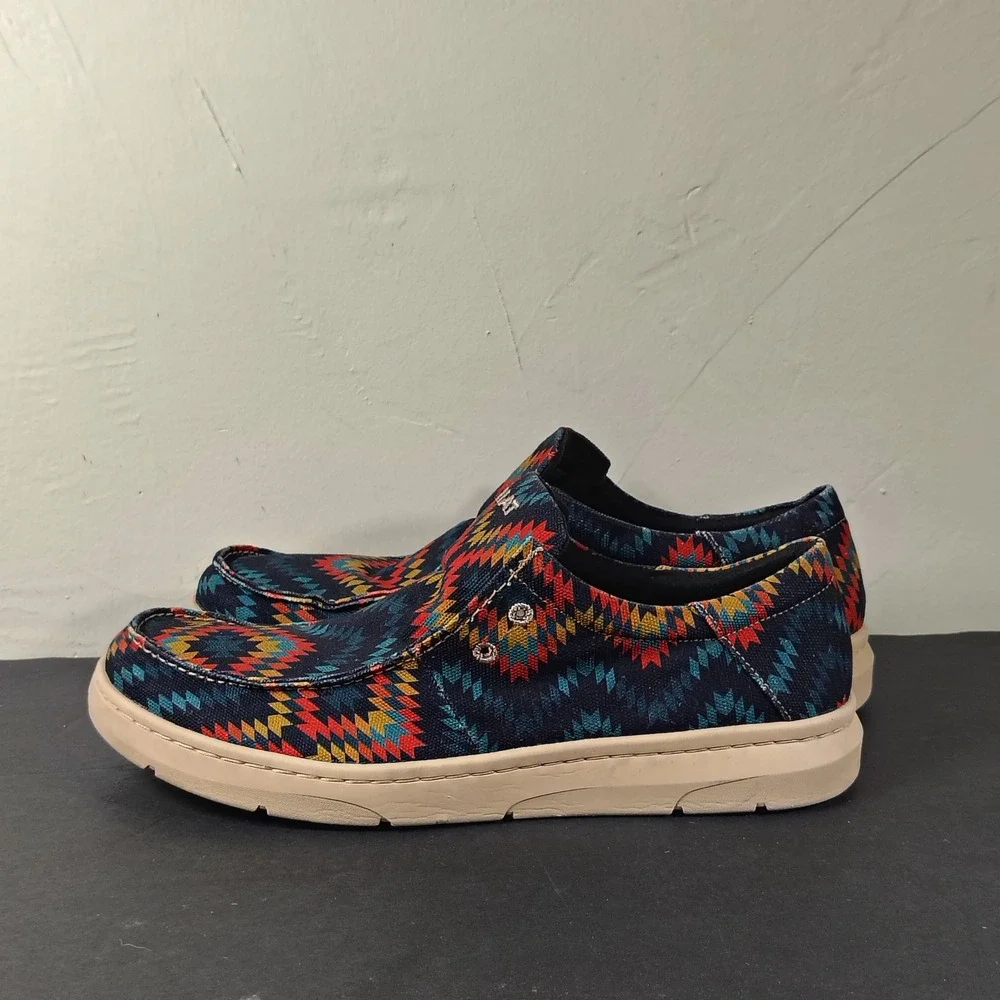 Ariat Hilo Men 10.5D Multicolor Textile Southwestern Slip On Shoes 10035816